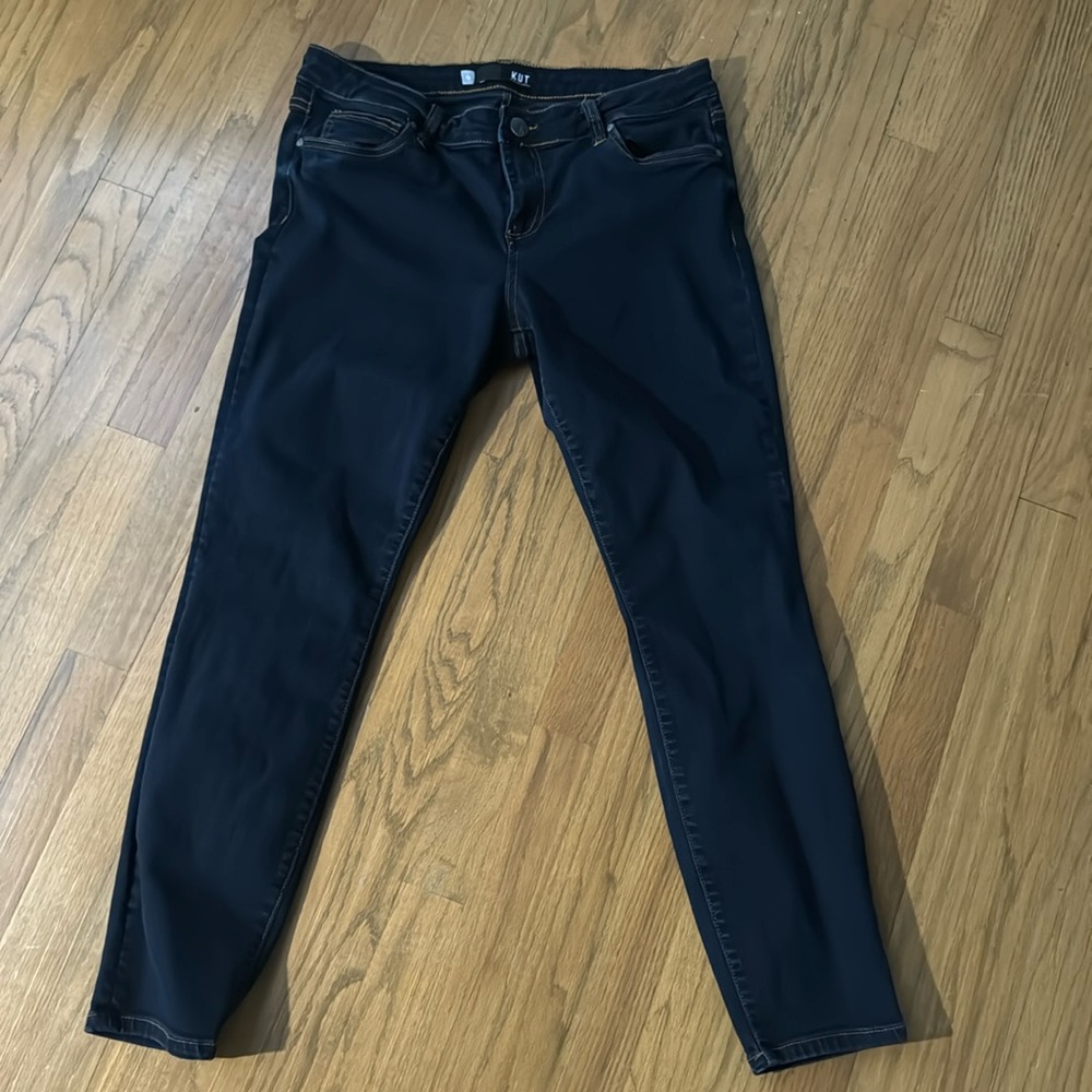KUT FROM THE CLOTH Ankle Skinny Jeans 12 | dark wash